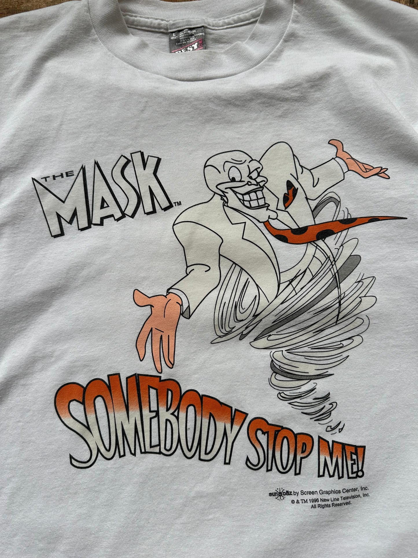 The Mask Somebody Stop Me T Sz L