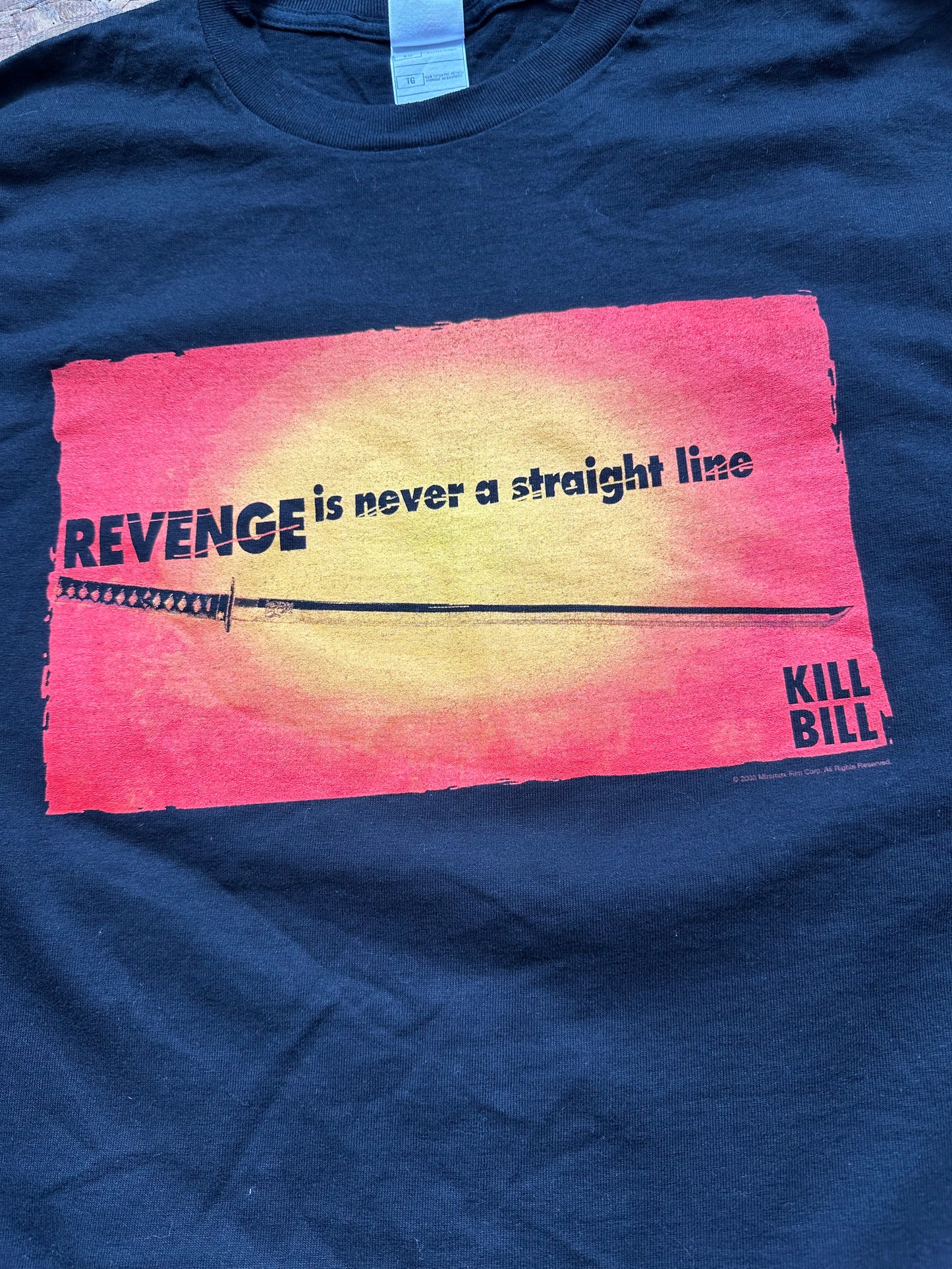 Kill Revenge Is Never A Straight Line T Sz XL