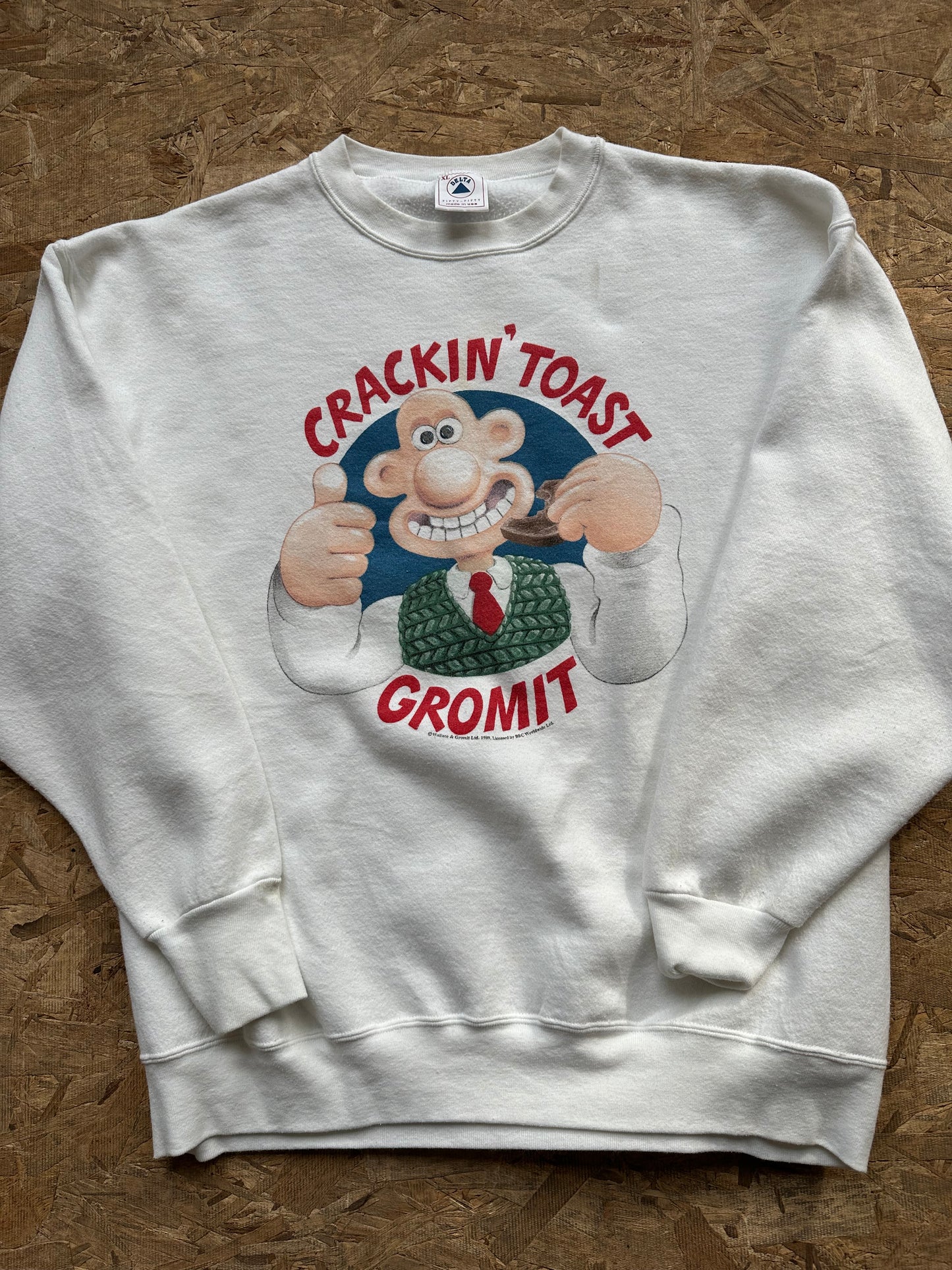 Wallace And Gromit Crewneck Sz XL