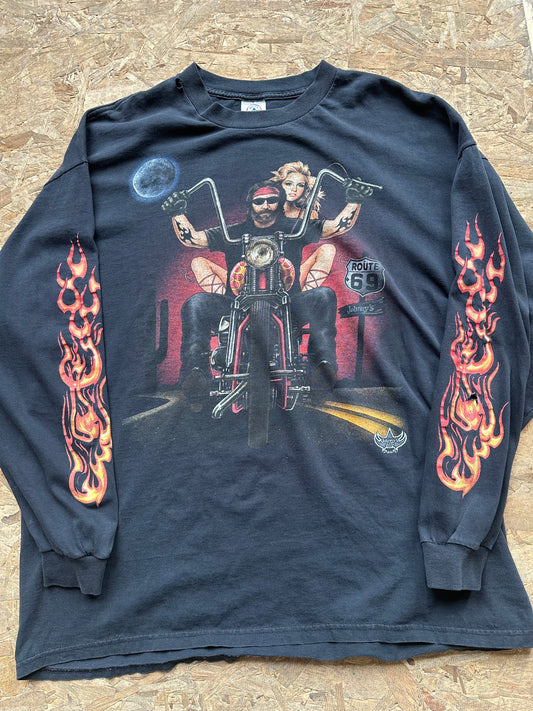 Bike Girl Fell Off T Sz 2XL