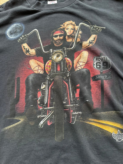 Bike Girl Fell Off T Sz 2XL