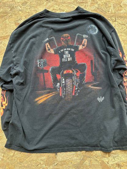 Bike Girl Fell Off T Sz 2XL