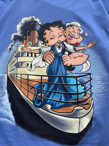 Betty Boop Popeye Titanic T Sz XL
