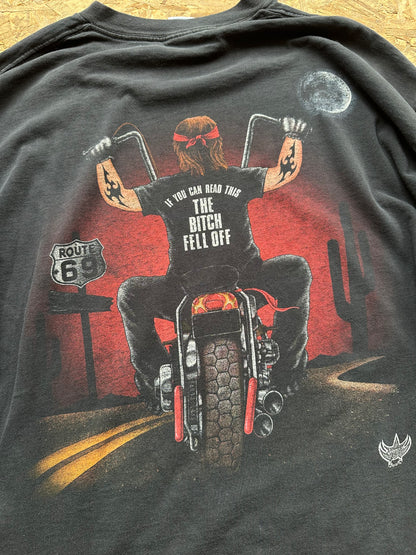 Bike Girl Fell Off T Sz 2XL