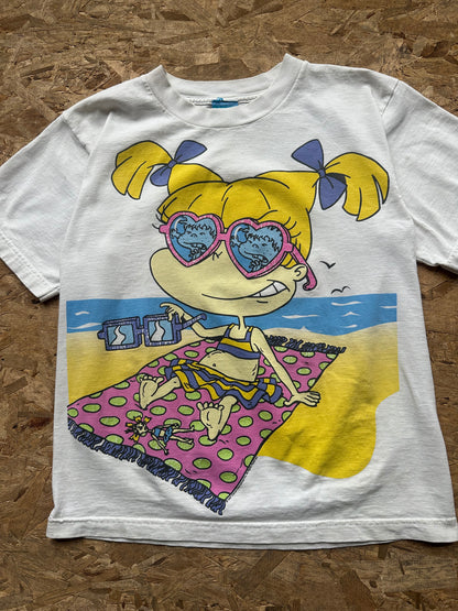 Vintage Rugrats Angelica Beach T Shirt Sz L Youth Fits Adult Small