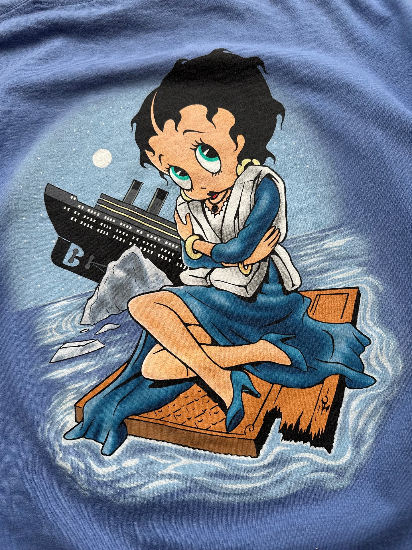 Betty Boop Popeye Titanic T Sz XL