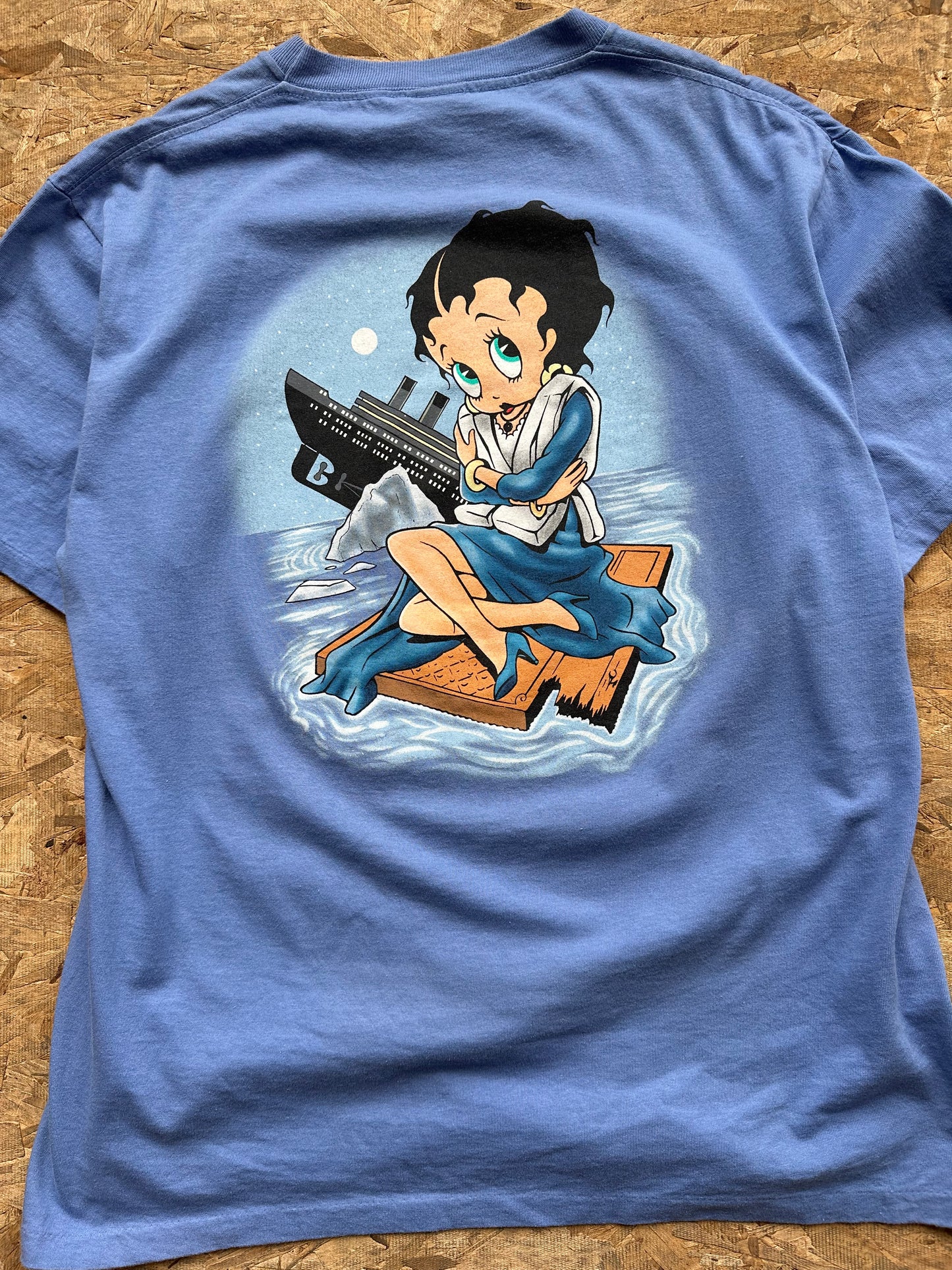 Betty Boop Popeye Titanic T Sz XL
