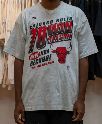 Vintage 1996 Chicago Bulls 70 Wins T shirt Sz 2XL(New)