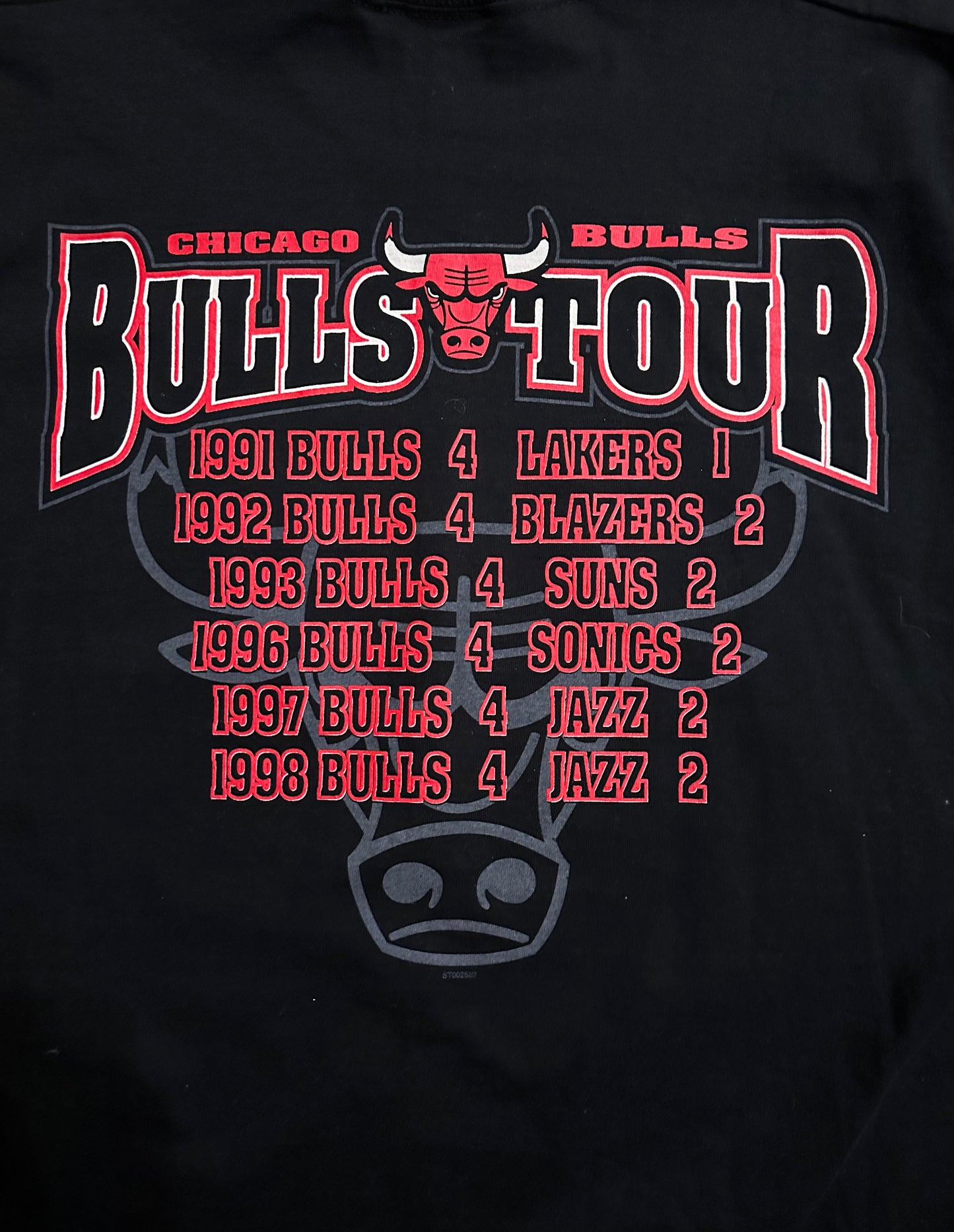 Vintage 1998 Chicago Bulls Championship Starter T Shirt Sz XL