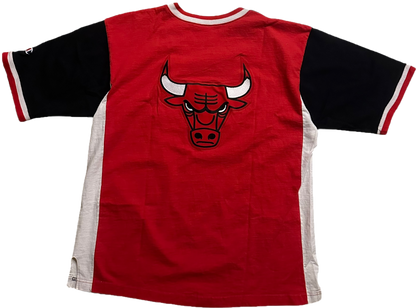 Vintage 90s Champion Chicago Bulls Basketball Shooting Shirt Sz L