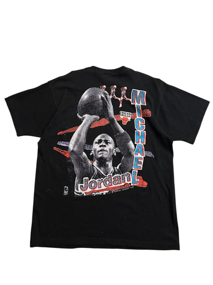 Vintage 90s Micheal Jordan Chicago Bulls Magic Johnson T Shirt Sz XL