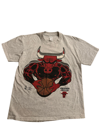 Vintage 90s Chicago Bulls Record Breaking Title Takin T shirt Sz XL