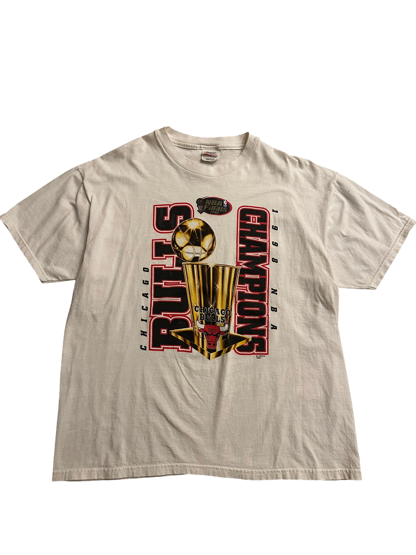 Vintage 1998 Chicago Bulls NBA Championship T Shirt Sz XL